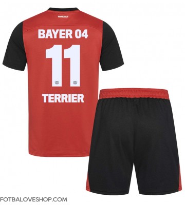 Bayer Leverkusen Martin Terrier #11 Dětské Domácí Dres 2024-25 Krátký Rukáv (+ trenýrky)